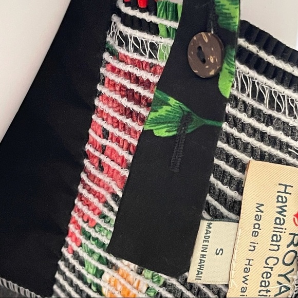 Royal Hawaiian Creations Fit and Flare Retro Floral Dress size Small - Picture 12 of 12